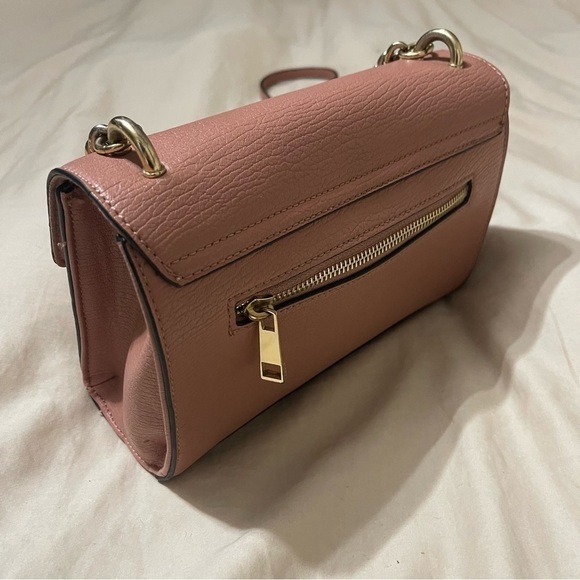 Aldo Barbiecore Faux Leather Crossbody Rose Gold Purse - Picture 2 of 7